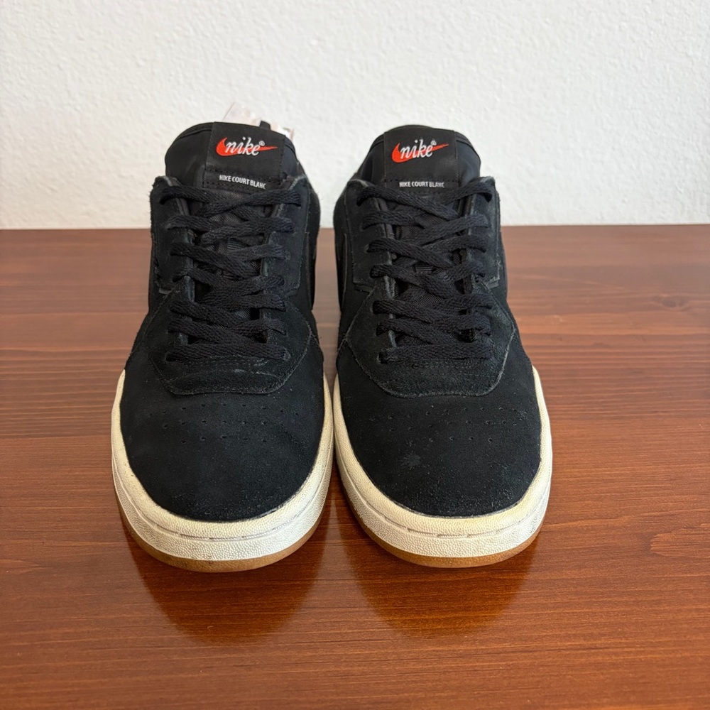 Nike Black And White Court Blanc Women's Sneakers View 3